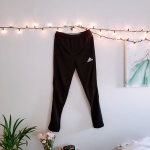 Adidas tiros black stripe pants